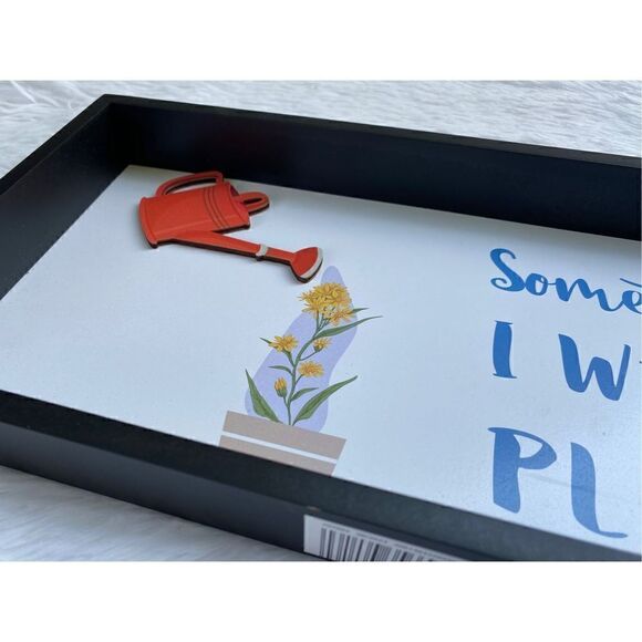 NWT Huntington Home 1 Reversible Design Horizontal Box Sign Plaque - Picture 7 of 12